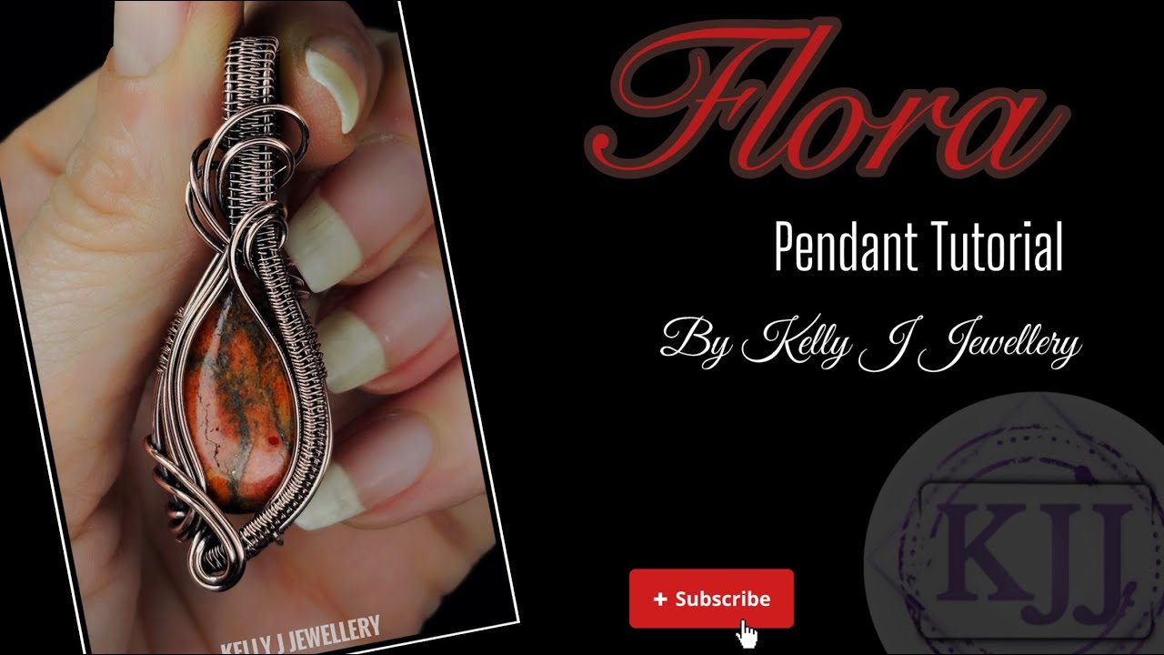 Урок по изготовлению подвески методом проволочной обмотки - Флора | Kelly J Jewellery.