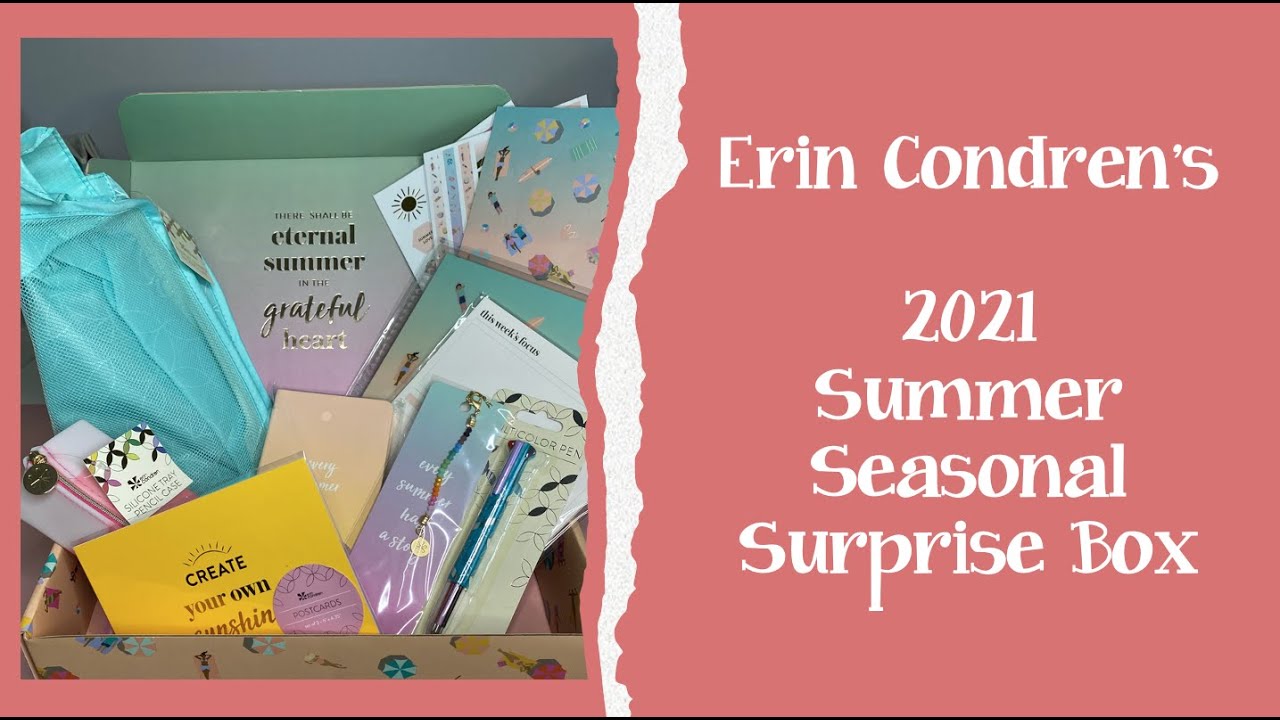Erin Condren 2021 Summer Seasonal Surprise Box