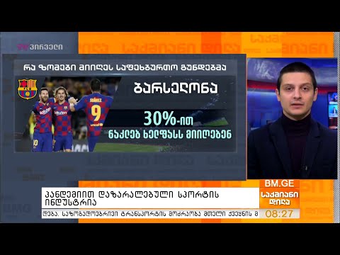 პანდემიით დაზარალებული სპორტის ინდუსტრია