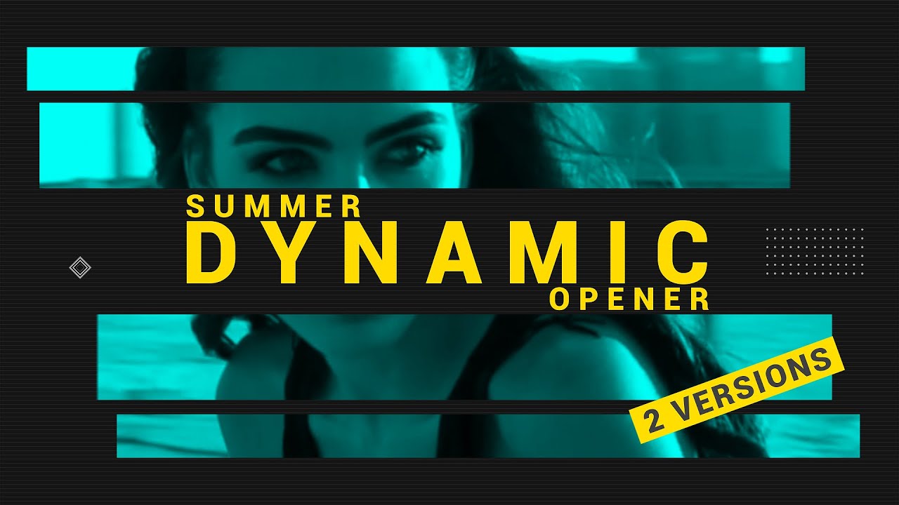 Dynamic Opener | Summer Slideshow - After Effects Template