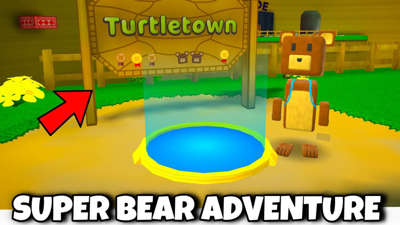 Super Bear Adventure Gameplay WaIKthrought | All Bear Save In TurtleTown 🐢 