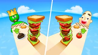 Giant Rush | Sandwich Runner  All Level Gameplay Android,iOS  NEW APK UPDATE