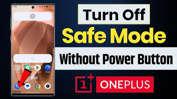 how to turn off safe mode in oneplus without power button | oneplus safe mode off
