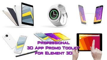 Professional 3D App Promo Toolkit | After Effects project Videohive | Mobi - App Promo Toolkit