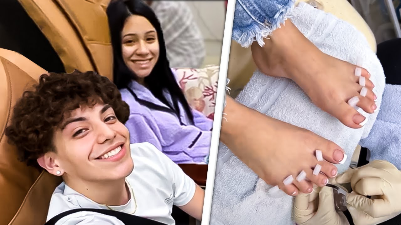 WE GOT OUR FIRST PEDICURE TOGETHER ❤️