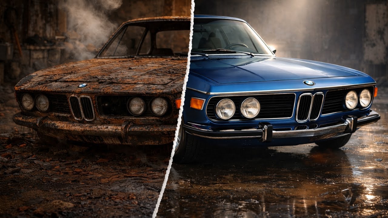 ASMR Car Restoration! Full Restoration 1971 BMW E9 Coupe ASMR|rebuild
