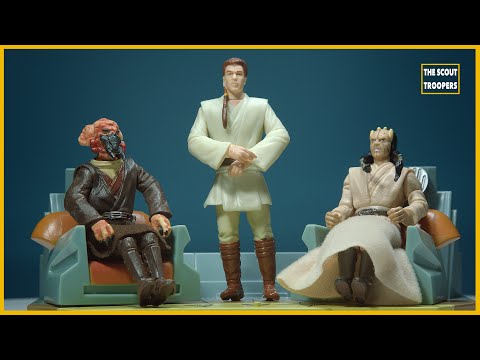 STAR WARS - HASBRO - JEDI HIGH COUNCIL - Scene 2 of 4 - PLO KOON, OBI WAN KENOBI & EETH KOTH