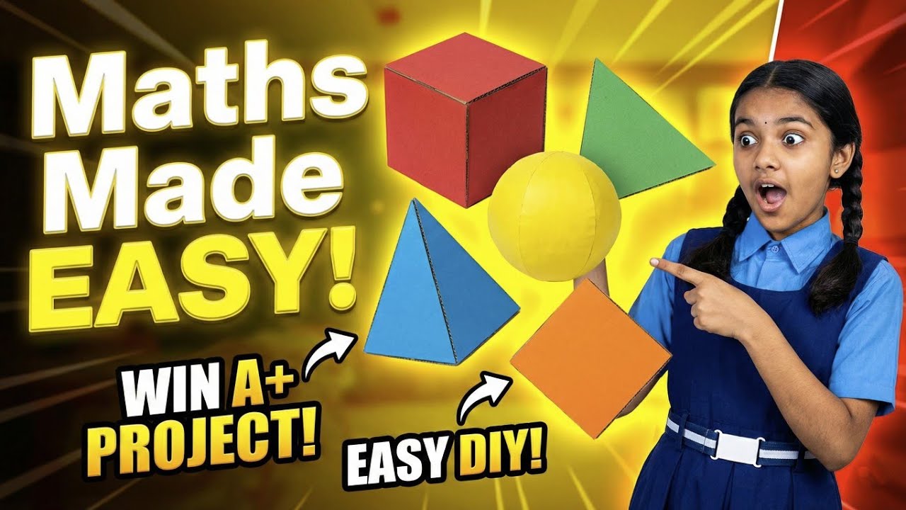 Maths Shapes Teaching and Learning model project | Geometric Shapes ...