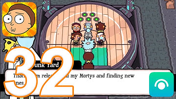 Pocket Mortys - Gameplay Walkthrough Part 32 - Badges 32-33 (iOS, Android)