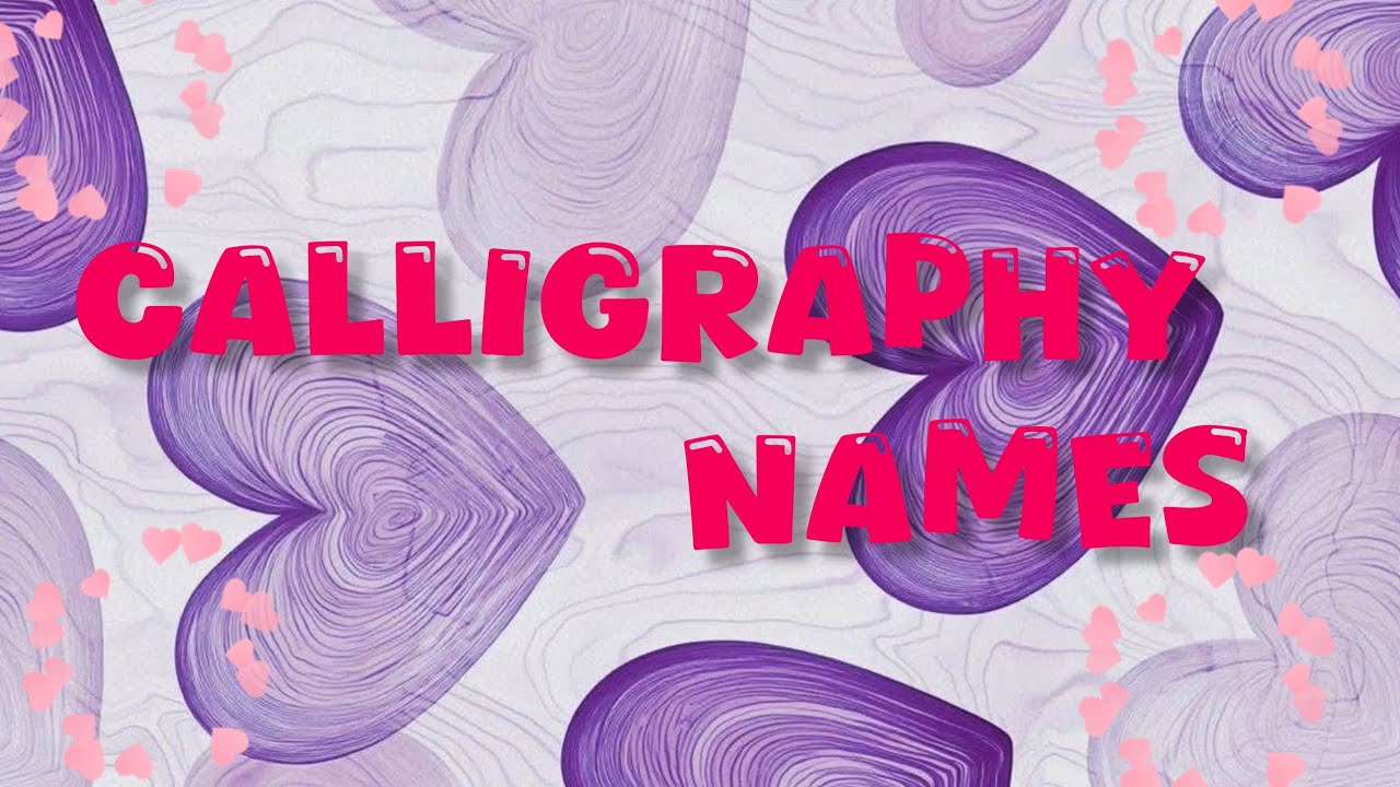 calligraphy names of my subscriber 🌷🧿🥰