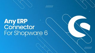 Any ERP Connector App for Shopware 6
