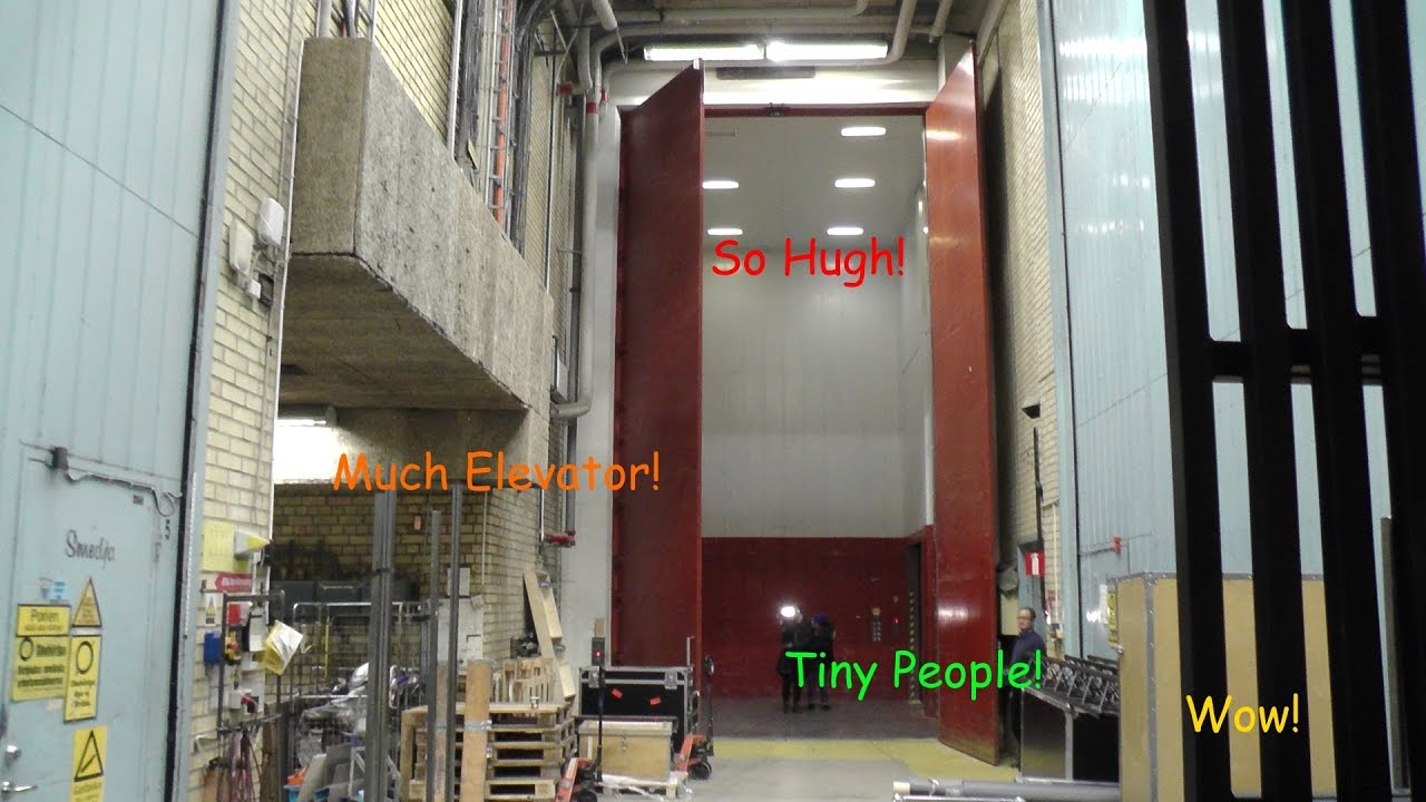 HUGE & Special Built Freight elevator @ Stockholms Stadsteater