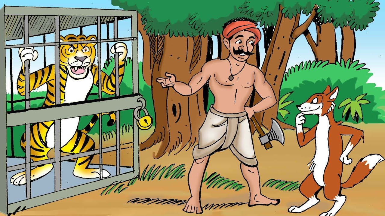 The Man And The Tiger | Learn English Through Story |  English Conversation | 