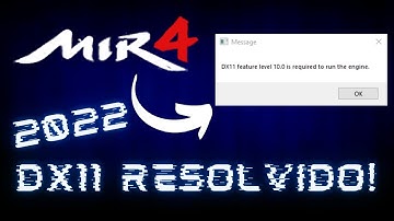 Como resolver o erro DX11 no MIR4! *Atualizado em 2022!