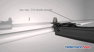 HellermannTyton PEEK – Flame Retardant 1 Piece Fixing Ties