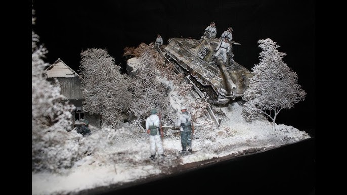 Eiseinbruch T-34 Panzer Winter Diorama Scale 1:35 / Ice Break-In T-34 Tank  Diorama Scale 1:35 - Youtube