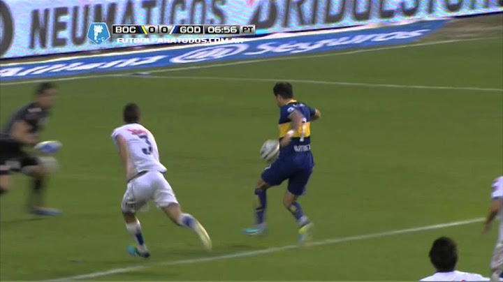 Gol de Riquelme. Boca 1 - Godoy Cruz 0. Fecha 12. Torneo Final 2014. FPT