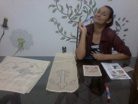 COMO DESENHAR NA TALAGARÇA? COMO FAZER DESENHOS DIFERENTES?