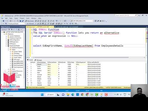 30- ISNULL Function in SQL Server | NULL Values कैसे Handle करें? | SQL Hindi Tutorial