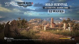 sniper elite 4 authentic hardcore 12 waves