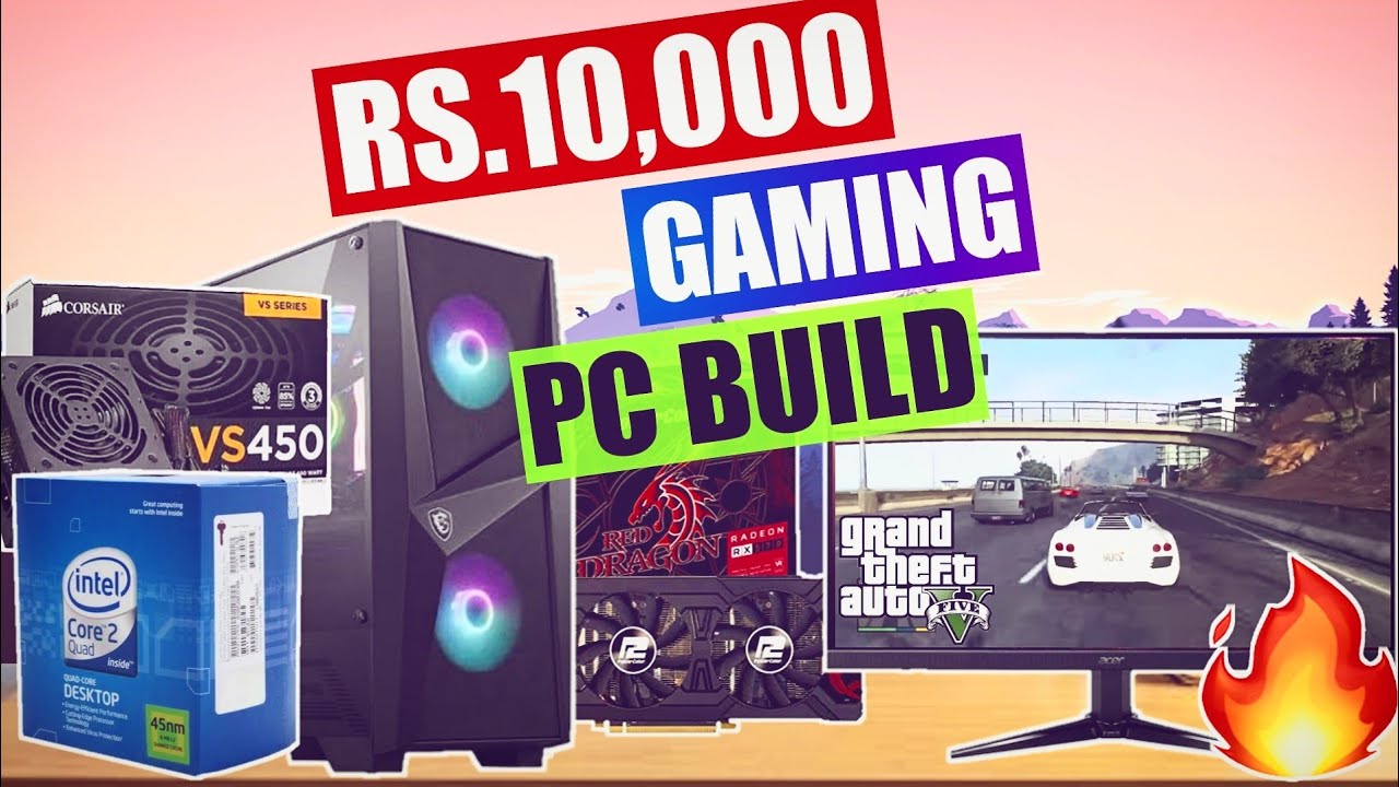 Simple Gaming Pc Price In India Under 10000 with Dual Monitor