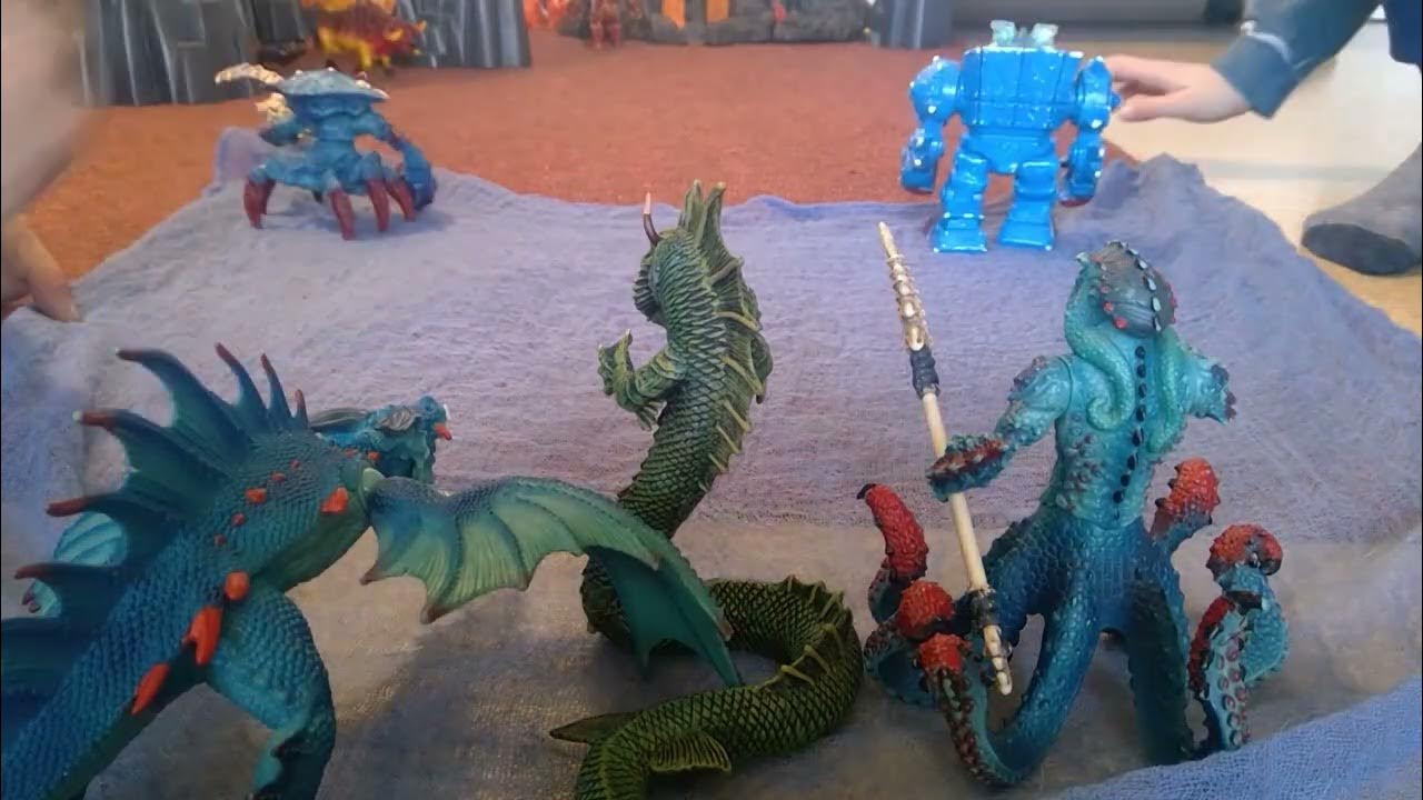 Schleich Eldrador - Wasser gegen Lava - YouTube