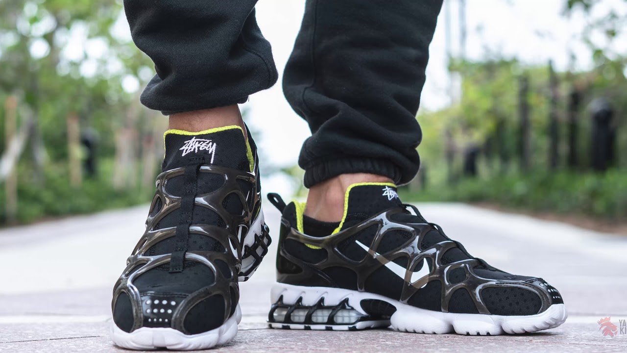 【Nike】Air Kukini Spiridon Cage 2★エアクキニ★Stussy Black FIRST look and unboxing of the Stussy x Nike Air Zoom