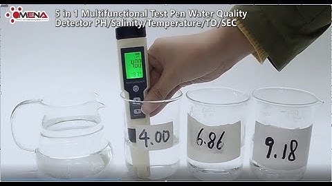 5in1 Multifunctional Test Pen Water Quality Detector PH/Salinity/Temperature/TD/SEC