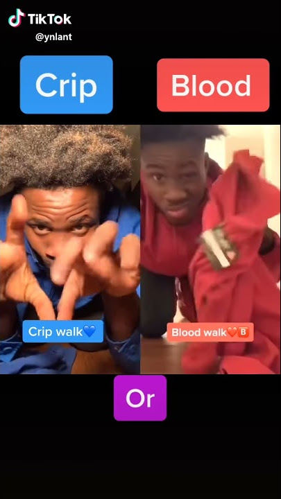 Crip walk vs blood walk