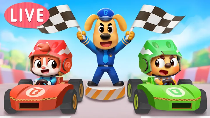 🔴LIVE | Cardboard Car Adventure | Cars for Kids | Police Cartoon | Sheriff Labrador