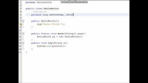 The very basics of Java [Part 1 - Advanced Hello World]