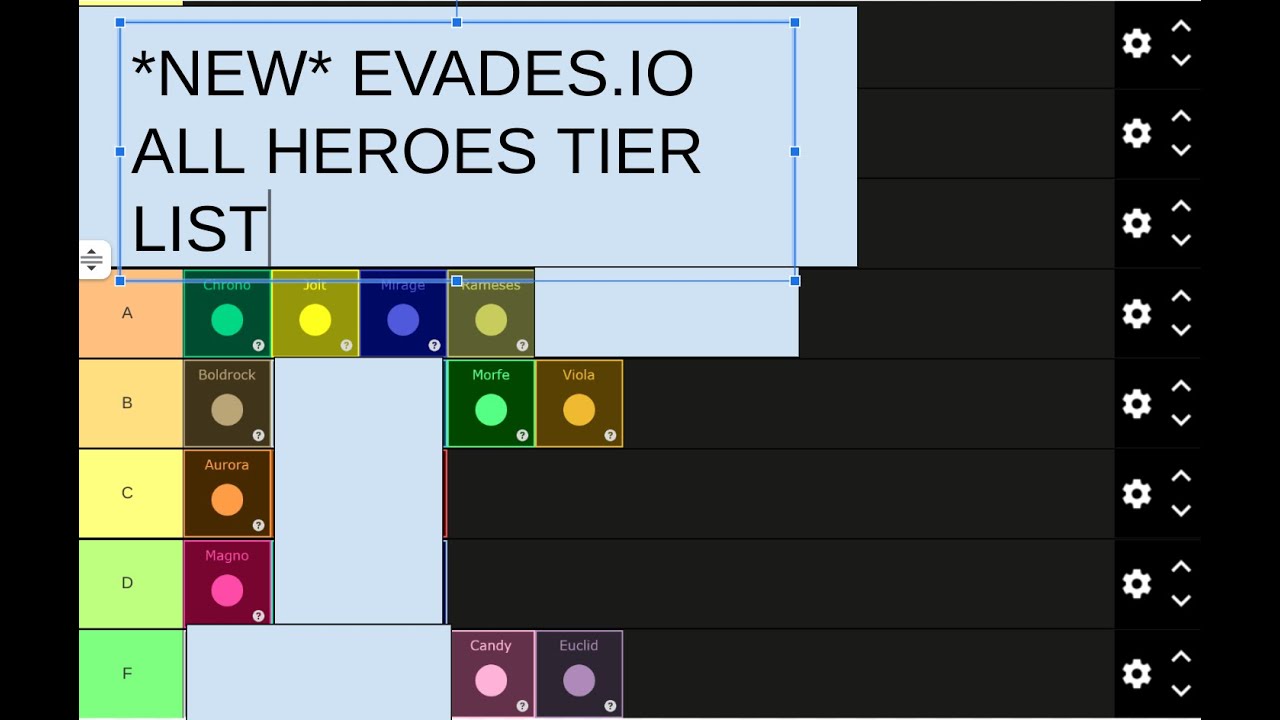 What's the BEST Hero in Evades.io?? 