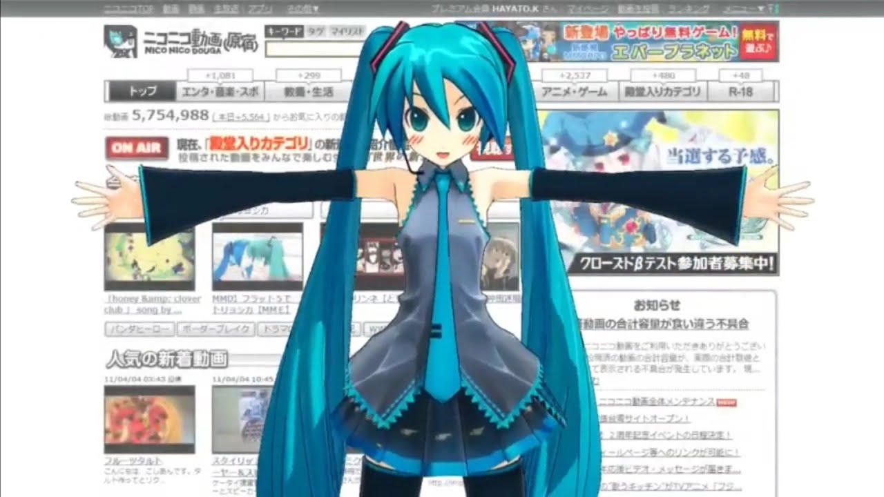 MMD】ニコニコヌクモリティ【PV風】 - YouTube