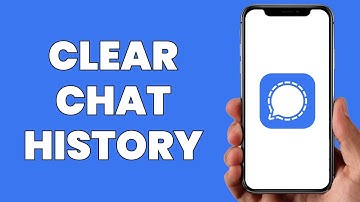 How to clear chat history on Signal App