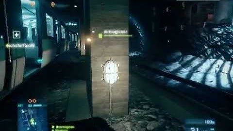 Operation Blue Train: BF3 Beta Subway Gameplay