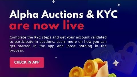 kyc lụm tiền AIPHA network nào ae ơi chúc mừng ae đã theo kèo này nhé