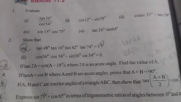 Trigonometry exercise 11.3 second bit question number 1( 10th maths) || sri pragna