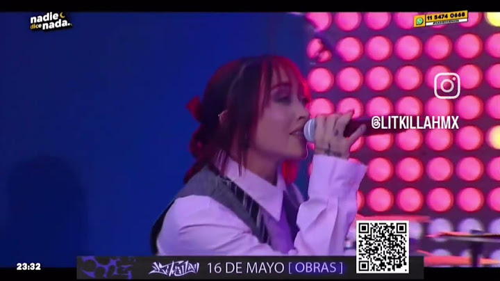 Lit killah y Tuli Acosta Cantan la canción mala Suerte en un show