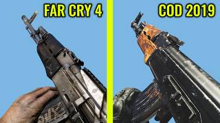 Far Cry 4 vs Modern Warfare 2019 - Weapons Comparison
Weapons List:
0:00 HANDGUNS
2:06 SMGs
4:02 RIFLES
7:13 SNIPER RIFLES
8:49 LMGs
10:48 LAUNCHERS
11:20 BOWS
Weapon Showcase playlist:
https://www.youtube.com/playlist?list=PLwJfG6S18tmVnKn56-h_splHFJiVEKuyV Far Cry 4 vs Modern Warfare 2019 - Weapons Comparison