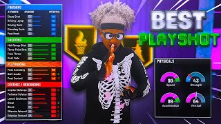 This 5'10 PLAYSHOT WILL BREAK NBA 2K22 - BEST PLAYSHOT BUILD + BEST SHOOTING & PLAYMAKING BADGES!