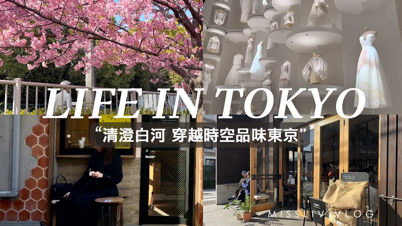 【清澄白河 散策】穿越時空品味東京｜Dior絕美特展｜在地美食 深川飯｜咖啡＆蜂蜜專賣店｜川邊櫻花步道｜Tokyo Vlog｜日本旅行與生活