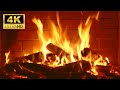 Cozy christmas fireplace ambience  relaxing fireplace  crackling fire sounds 4k
