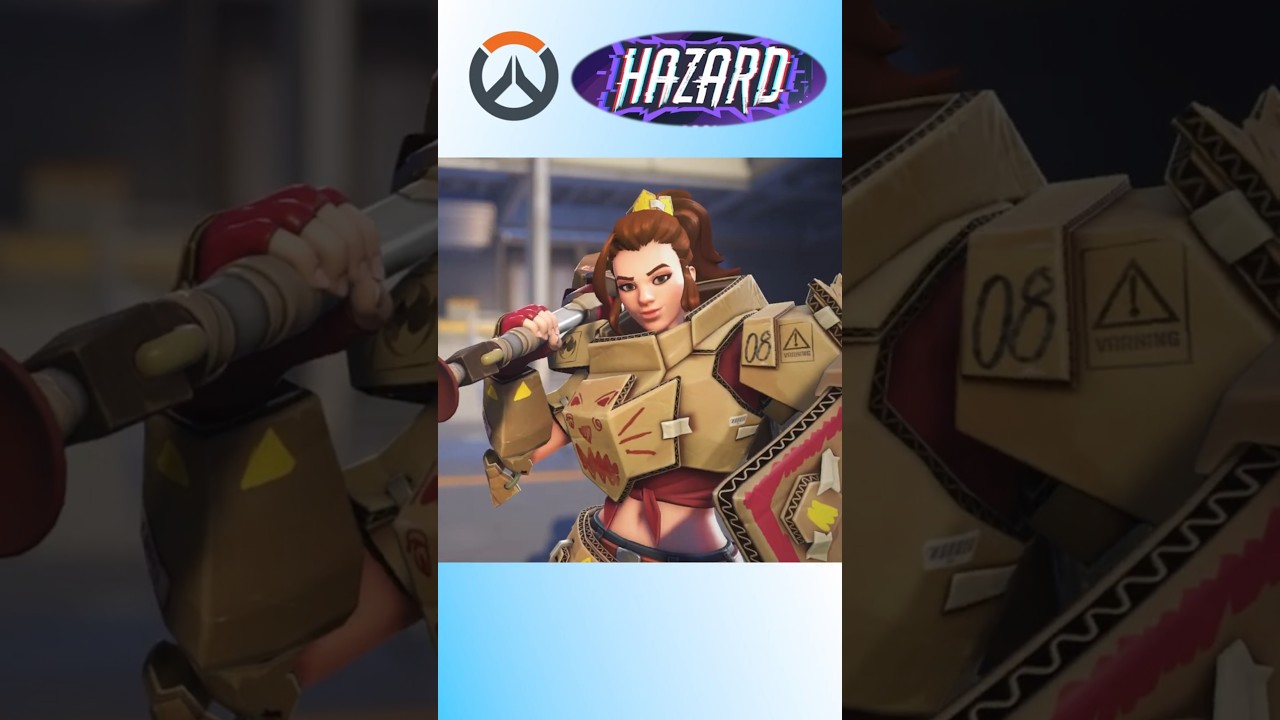 Cardboard Brigitte All Intros Showcase - Overwatch 2 Season 14 Skins