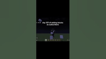 day 137 of adding blocks as subscribers #minecraft #day137 #blocks