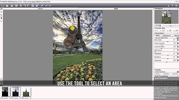 Local Correction in AKVIS HDRFactory