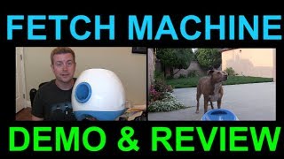 iFetch Automatic Dog Ball Machine for Fetch Launcher Review and Demo