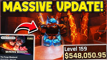 (🔴LIVE) ⛏️🗡️THE FORGE MASSIVE UPDATE!! (Roblox)