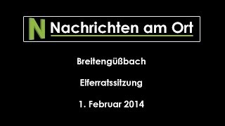 Elferratssitzung Breitengüßbach, Februar 2014