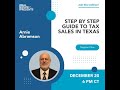 Step by Step Guide to Tax Sales in Texas