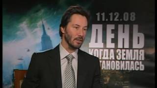 2008 Keanu Reeves in Moscow, The Day the Earth Stood Still, Interview